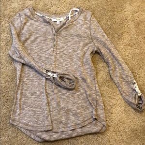 Papaya 3/4 quarter sleeve top
